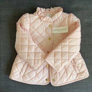 Janie and Jack 2T quilted peplum jacket